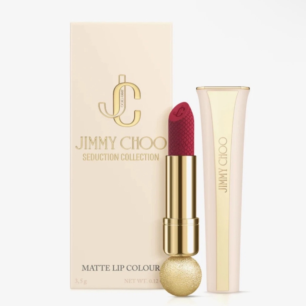 💎 Jimmy Choo 013 Red Attraction Matte Lip Colour Seduction Collection